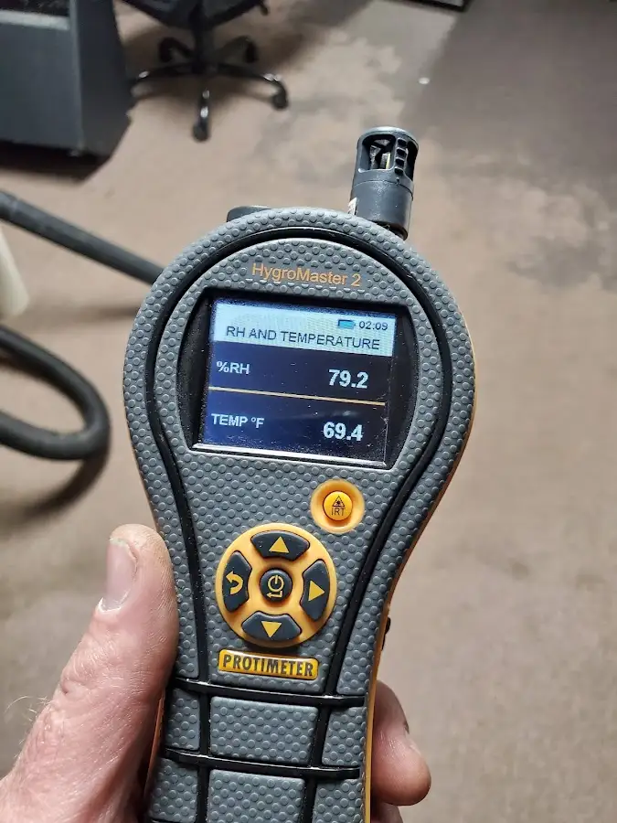 Moisture meter humidity assessment for Mold Remediation & Removal in Hurst