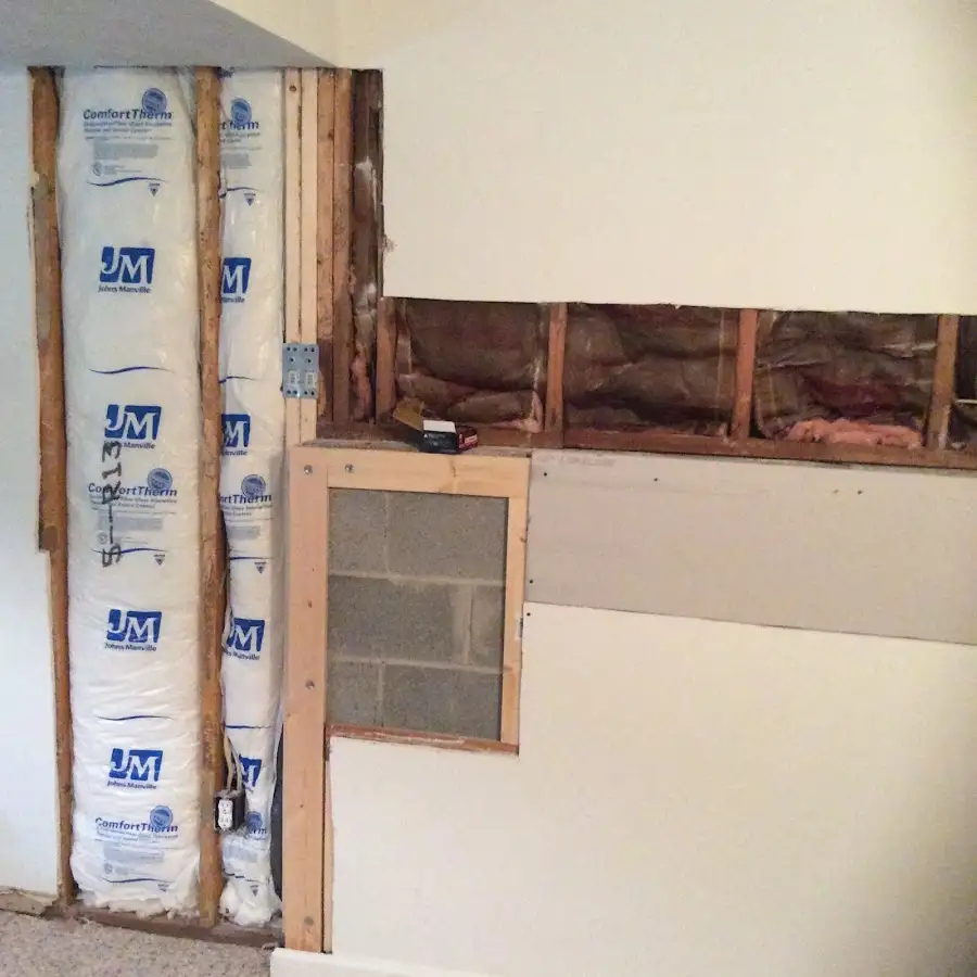 Wall insulation replacement during Structural Drying in Hurst